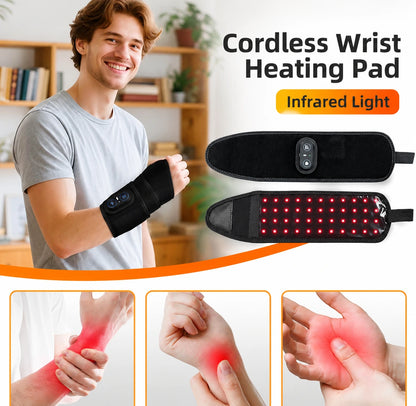 WristRelief Pro™ — Heated Wrist Massager with Red Light Therapy