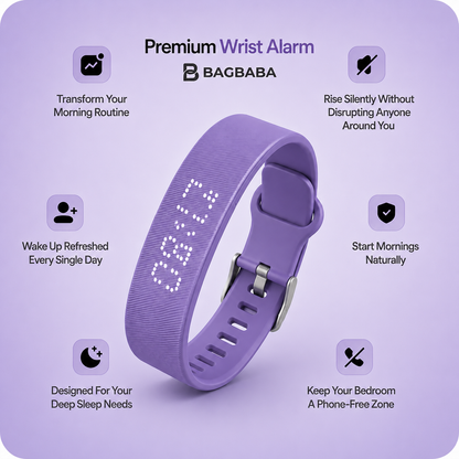 Silent Vibration Alarm Wristband