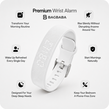 Silent Vibration Alarm Wristband