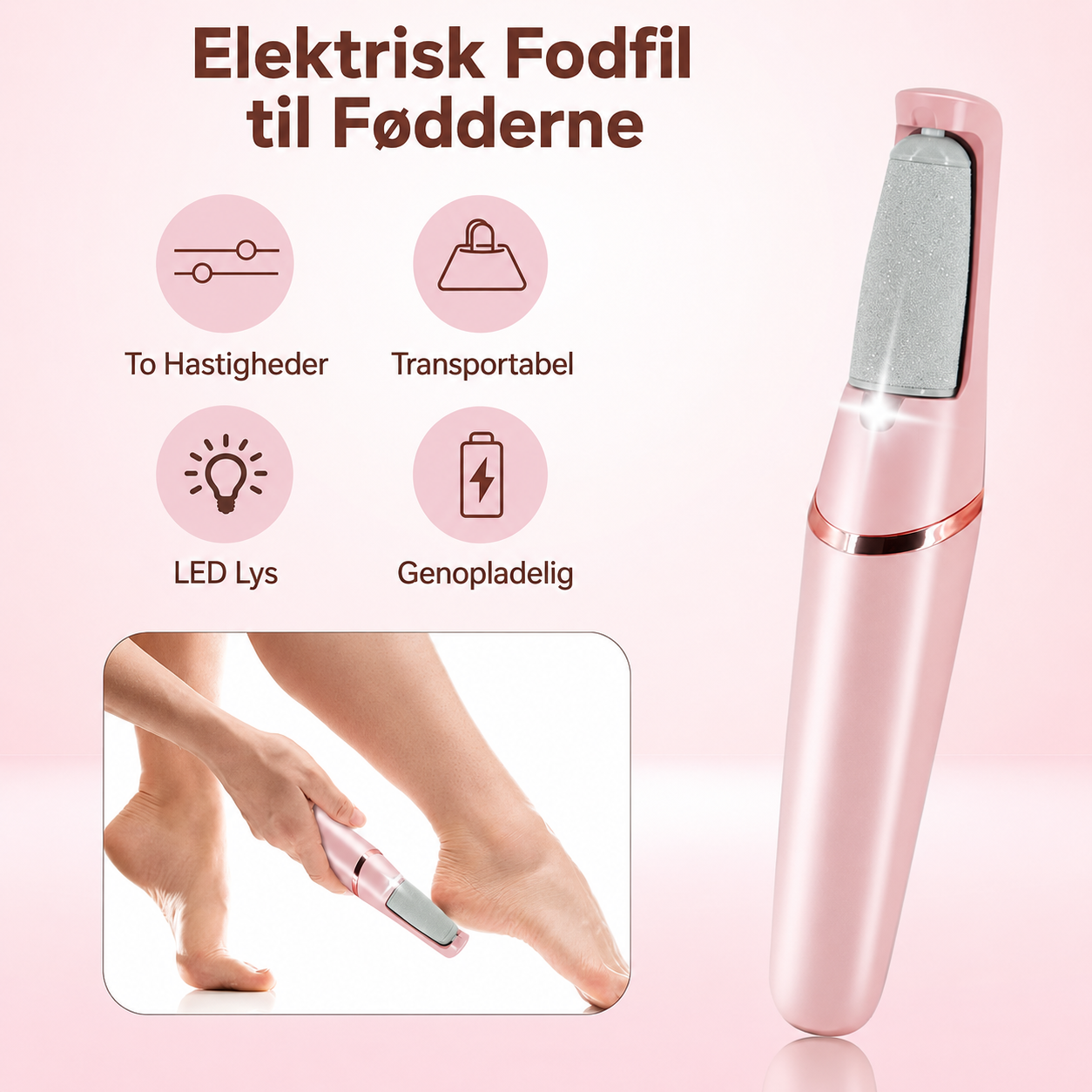 BAGBABA Sole Pro – Elektrisk Fodfil ⭐