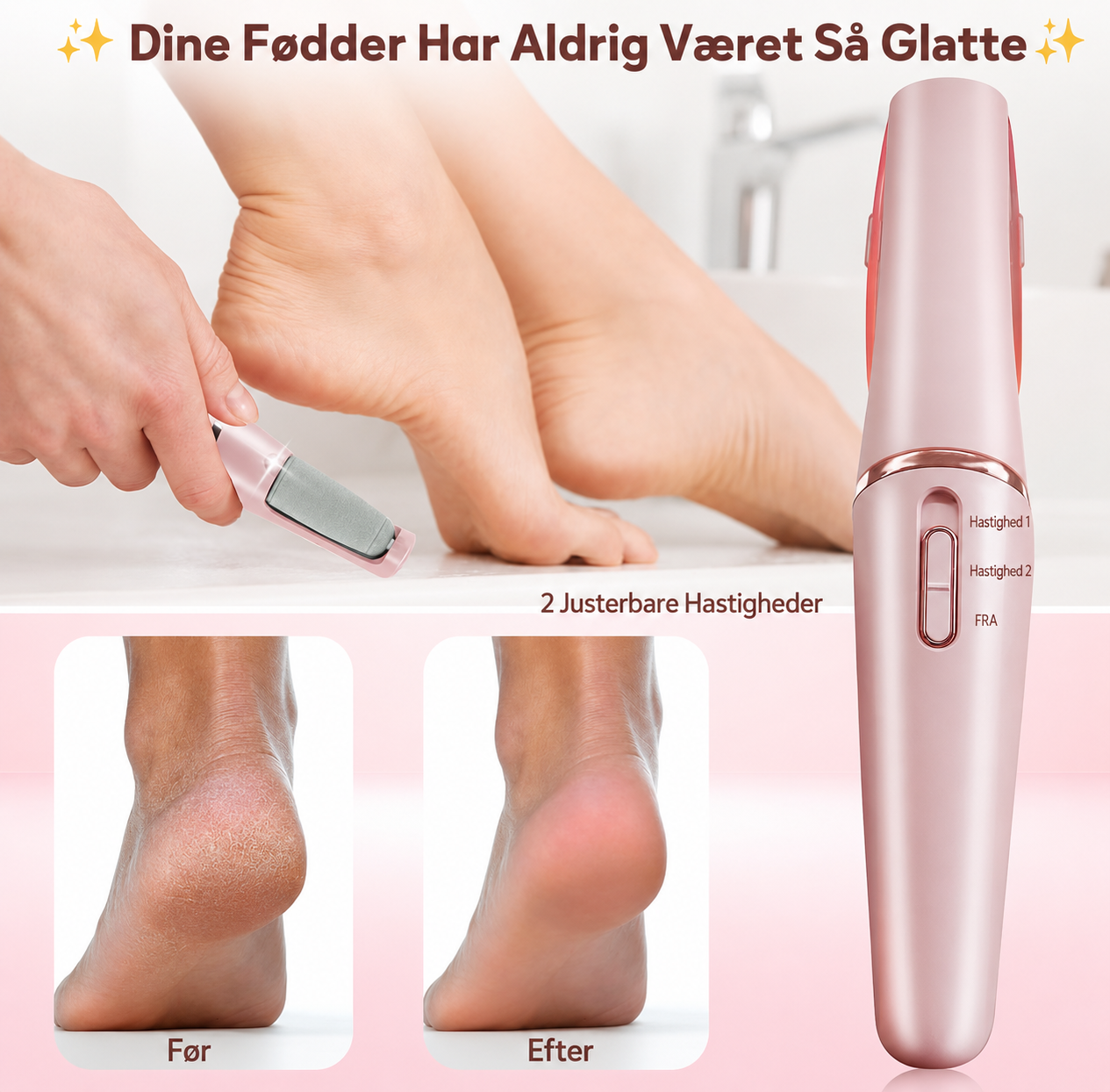 BAGBABA Sole Pro – Elektrisk Fodfil ⭐