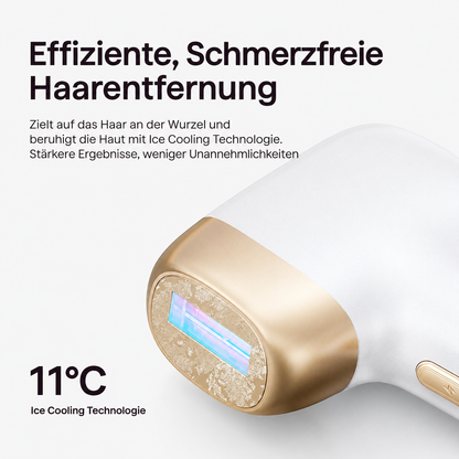 IPL Haarentfernungsgerät – Saphir-Eiskühlung für Körper & Gesicht