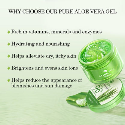 Organic Aloe Vera Gel 96% Pure