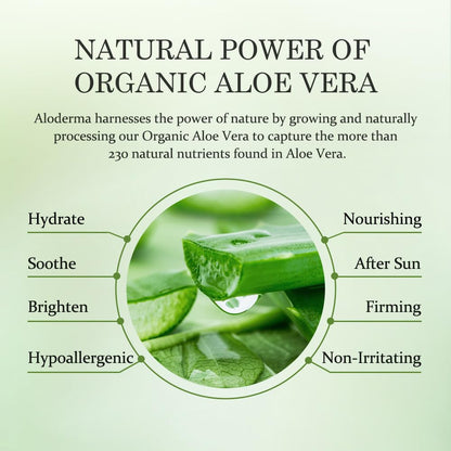 Organic Aloe Vera Gel 96% Pure