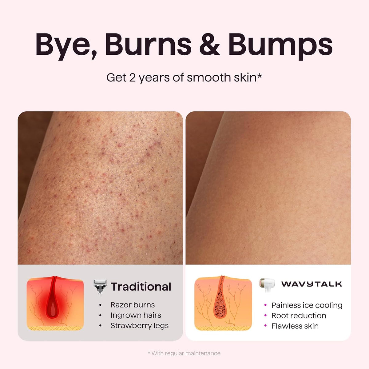 Dual-Pulse Ice Cooling IPL Hair Remover