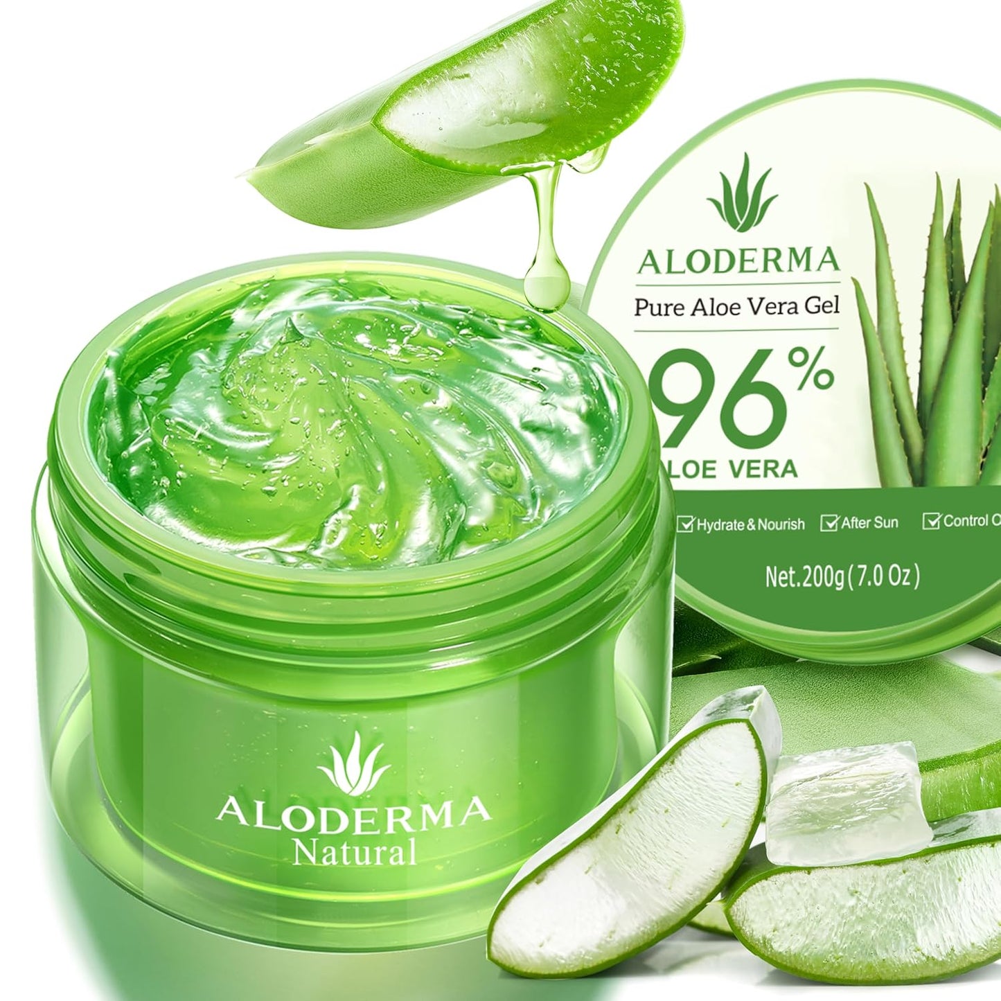 Organic Aloe Vera Gel 96% Pure