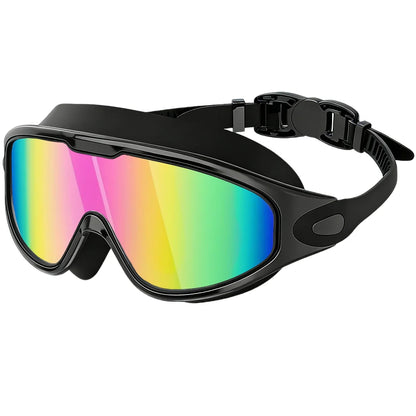 Wide-View Panoramic Leak-Proof Swim Goggles