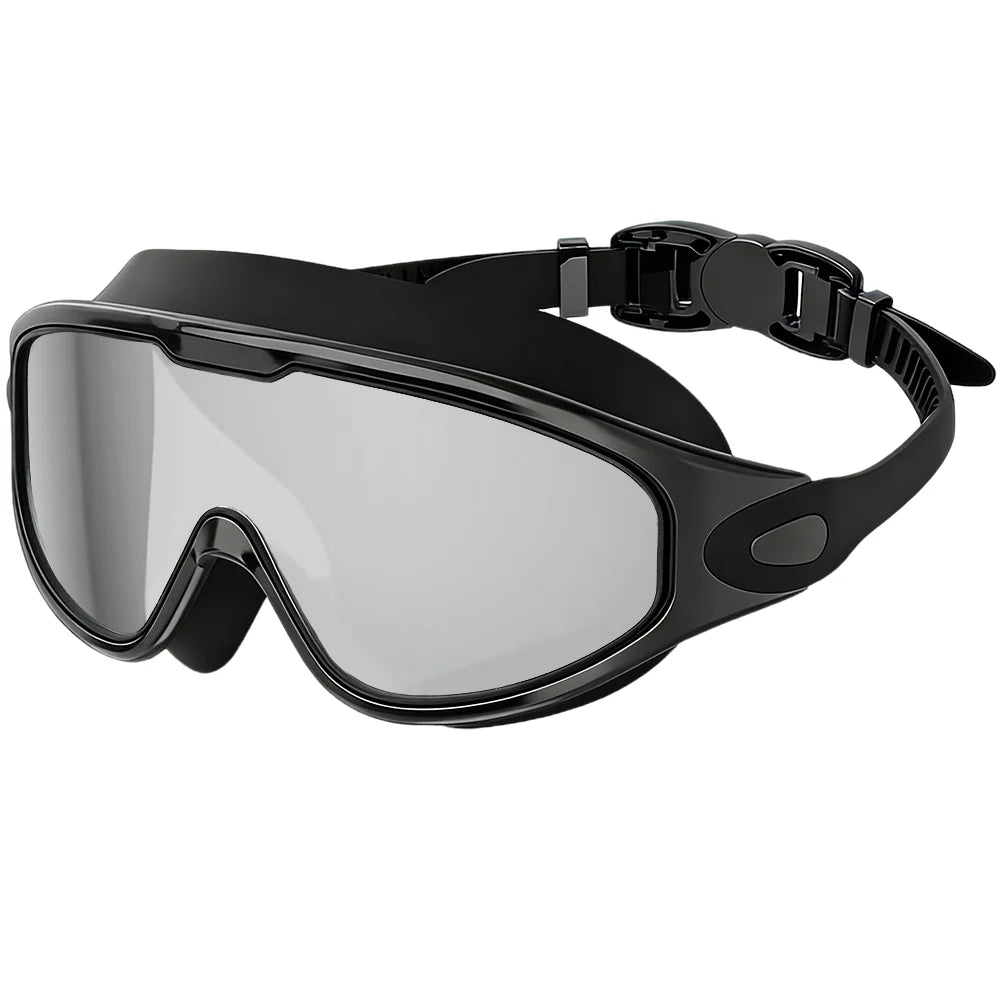 Wide-View Panoramic Leak-Proof Swim Goggles