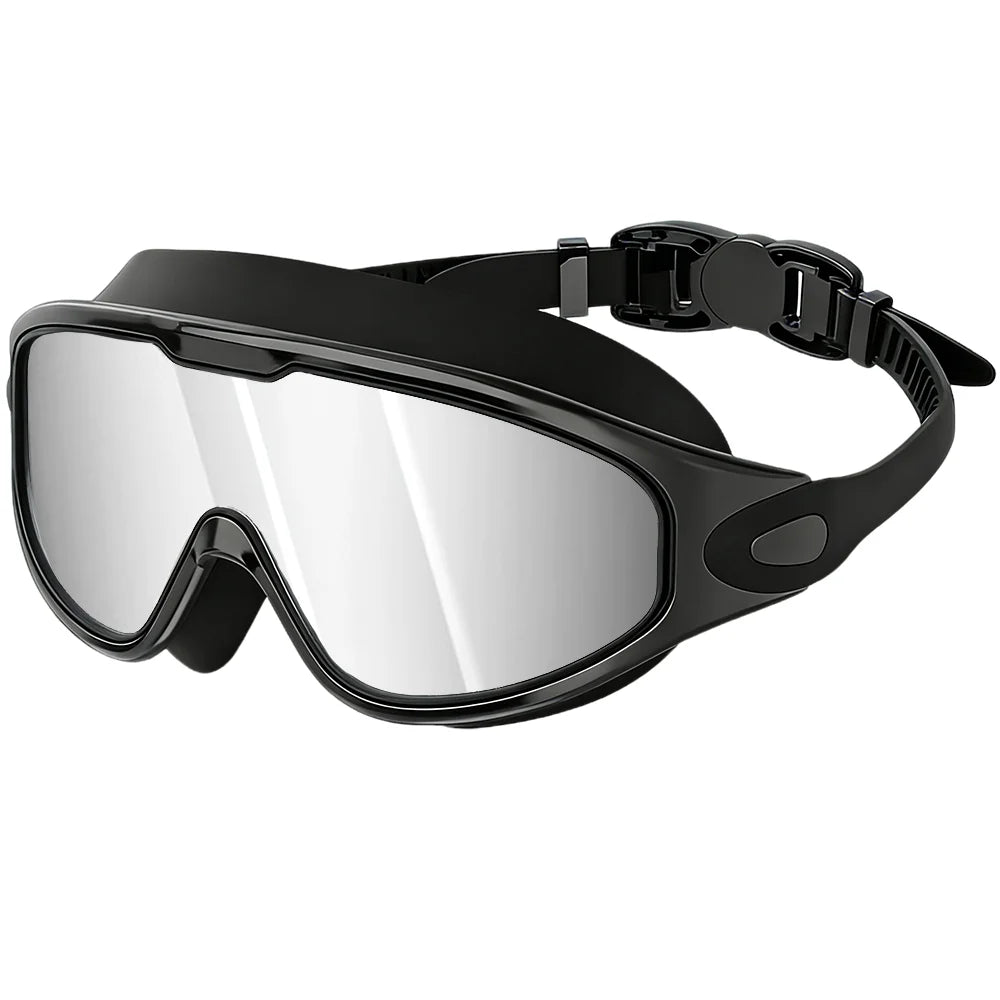 Wide-View Panoramic Leak-Proof Swim Goggles