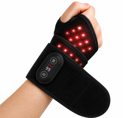 WristRelief Pro™ — Heated Wrist Massager with Red Light Therapy