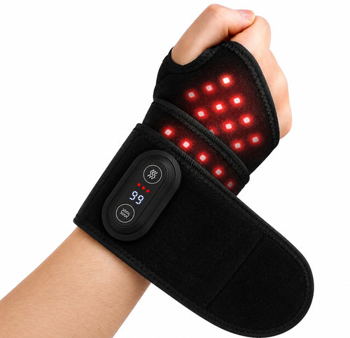 WristRelief Pro™ — Heated Wrist Massager with Red Light Therapy
